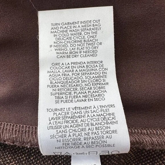 Cabi Director Trouser Style #4505 - Brown & Black Gold Print Sz 14 - Picture 7 of 16